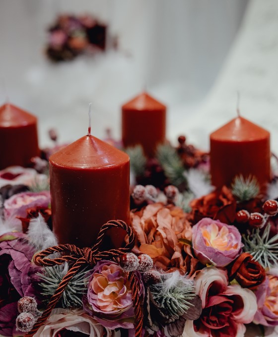 Centros de flores Navideños